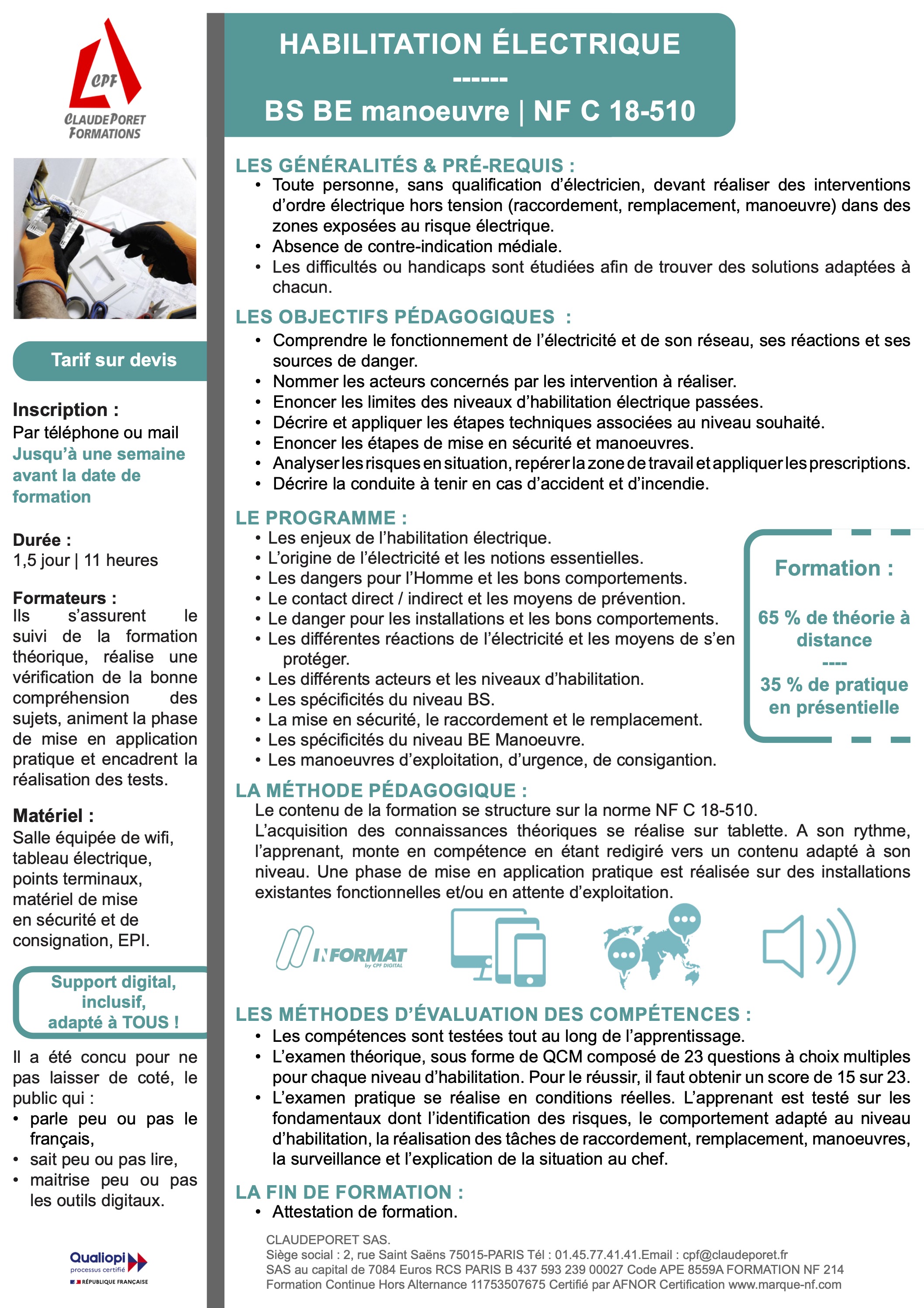 HABILITATION ÉLECTRIQUE